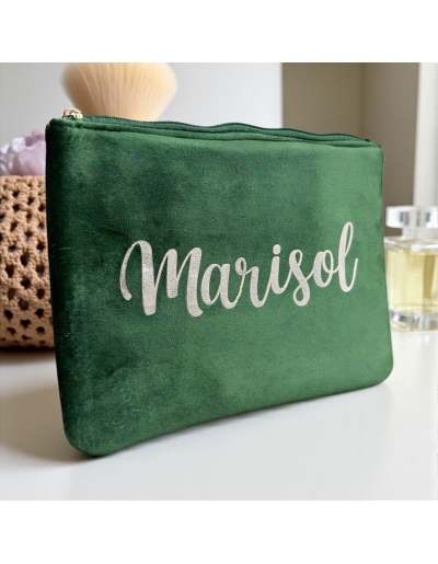 Neceser terciopelo verde,... 2