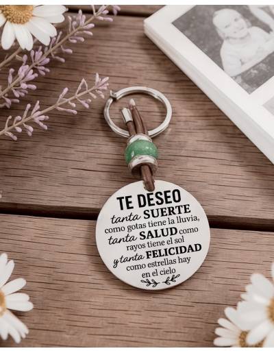 Llavero “Te deseo” con...