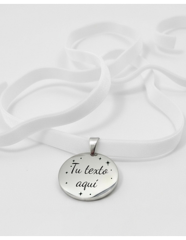 Medalla (Tu texto aquí) y cinta de...