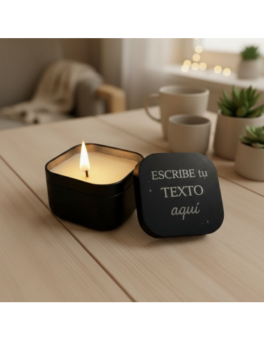 Diseñamos la vela con tu frase,...