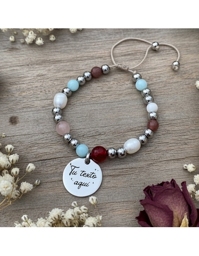 Pulsera de minerales,...