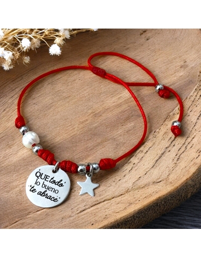 Pulseras con perla y...