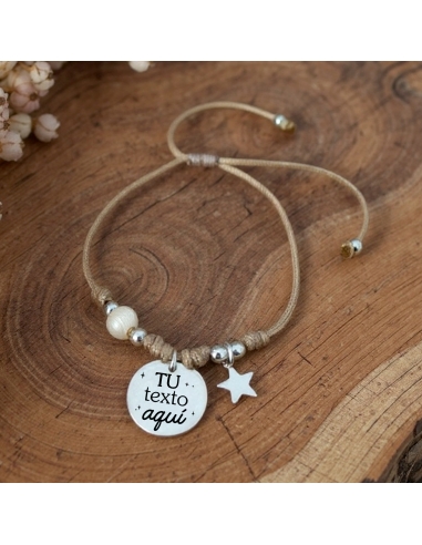 Pulsera con perla, diseñamos y...