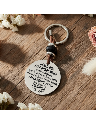 Llavero “Deseo que allá donde mires...