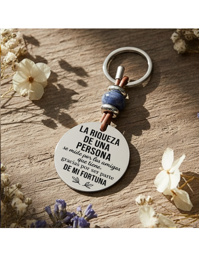 Llavero “La riqueza de una...