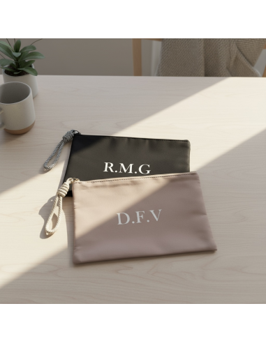 Neceser de Nylon con cordón bicolor,...