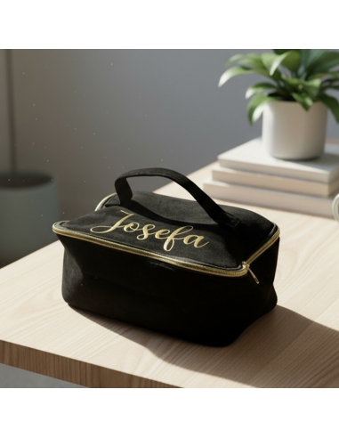 Neceser de baño terciopelo,...