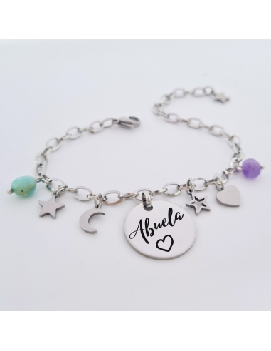 Pulsera para abuela, modelo ASTRID,...