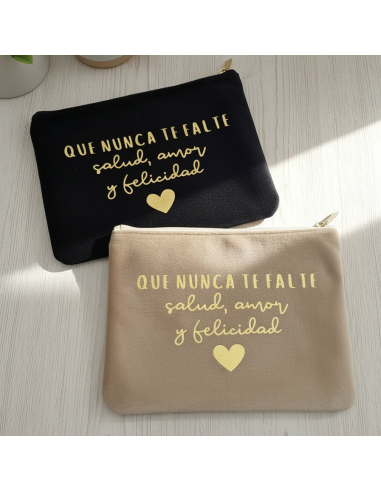 Neceser suave y cómodo con frase (que...